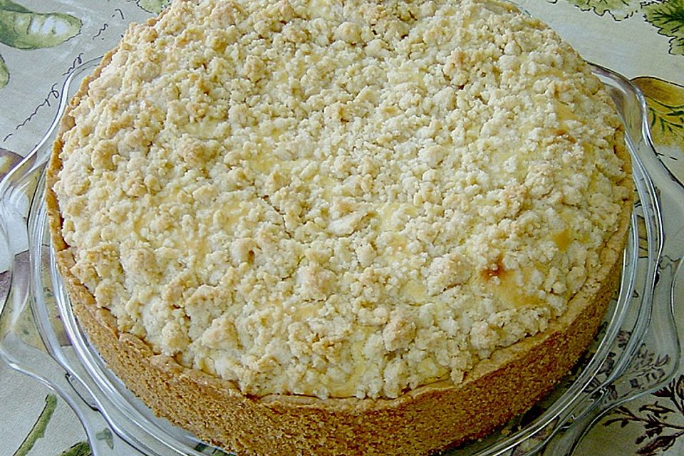 Krümeltorte mit Kirsch - Quarkfüllung