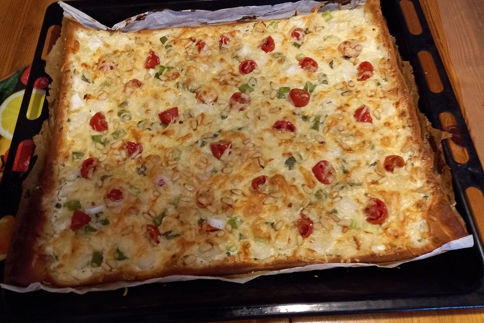 Spargel-Pizza