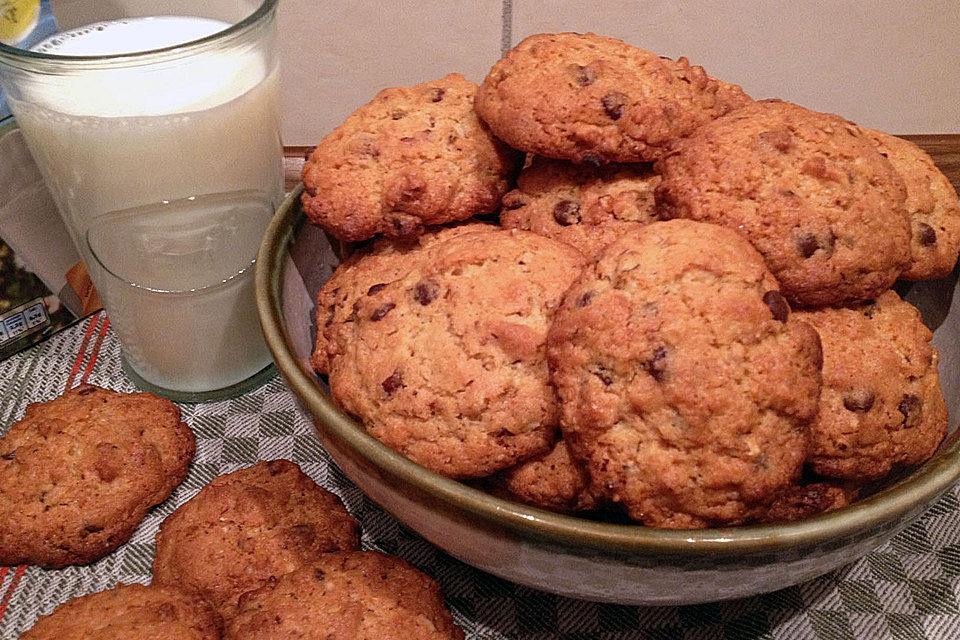 Amerikanische Chocolate Chip Cookies