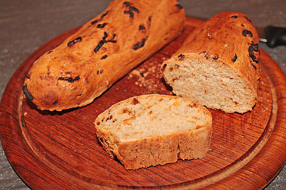 Zwiebelbaguette mit Dinkelmehl