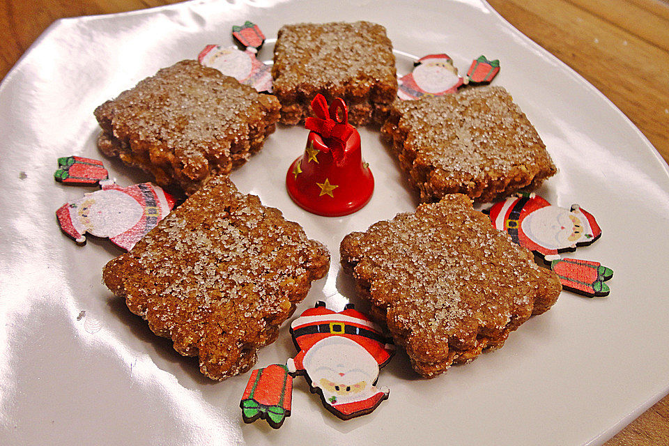 Beschwipste Linzer Plätzchen