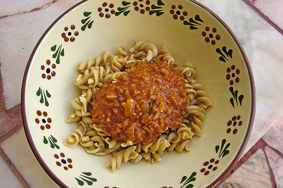 krümeltigers Soja-Bolognese