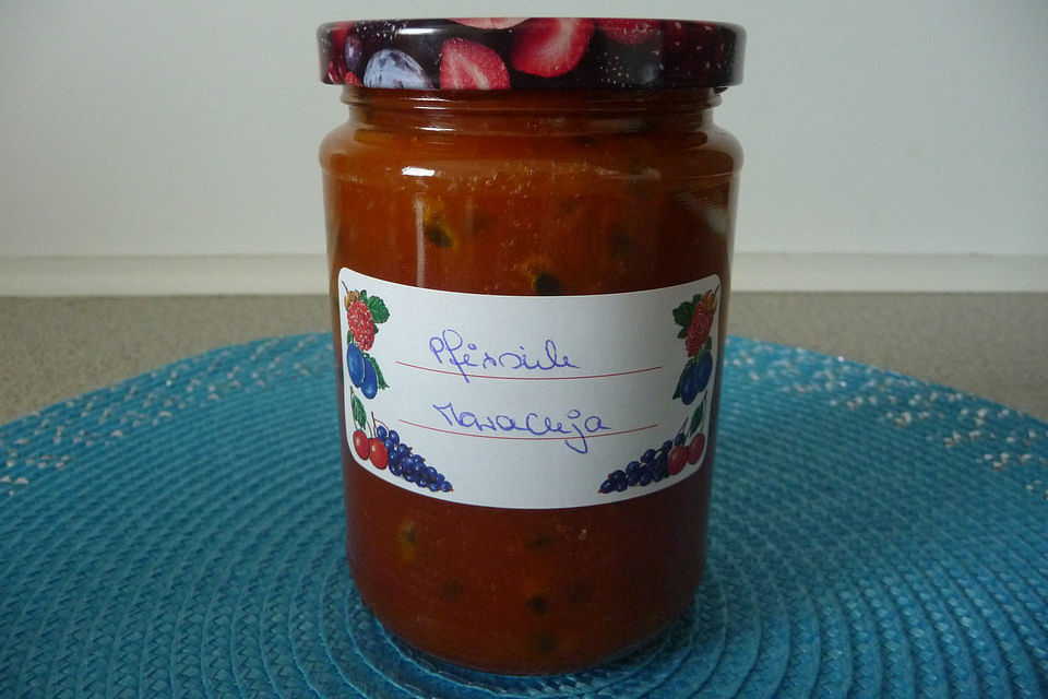 Pfirsich-Maracuja-Marmelade