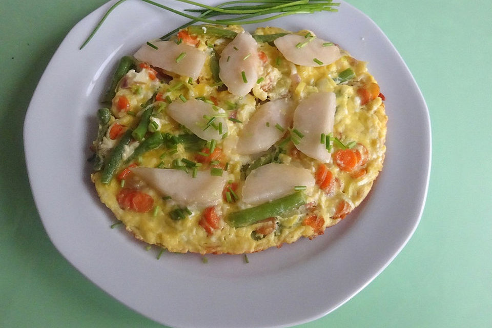 Omelette spezial mit Birne