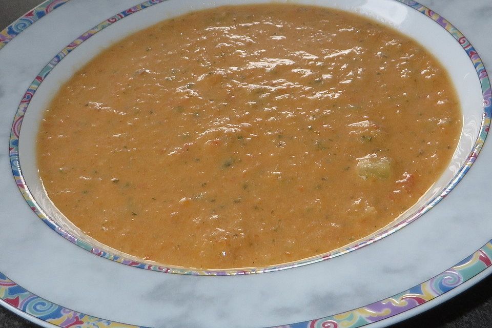 Gemüsecremesuppe