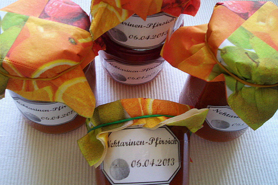 Pfirsich-Nektarinen-Marmelade