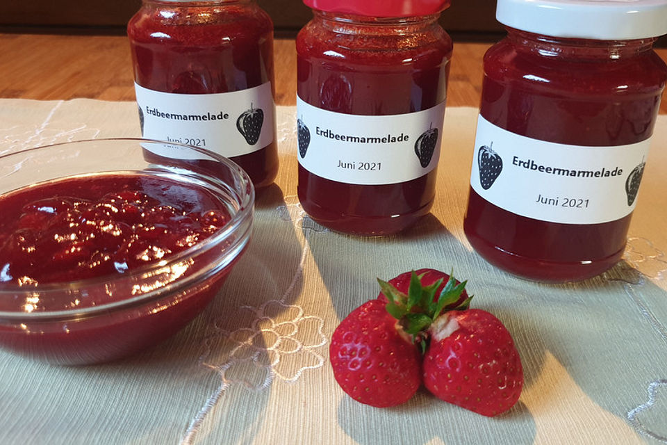 Fruchtig-süße Erdbeermarmelade