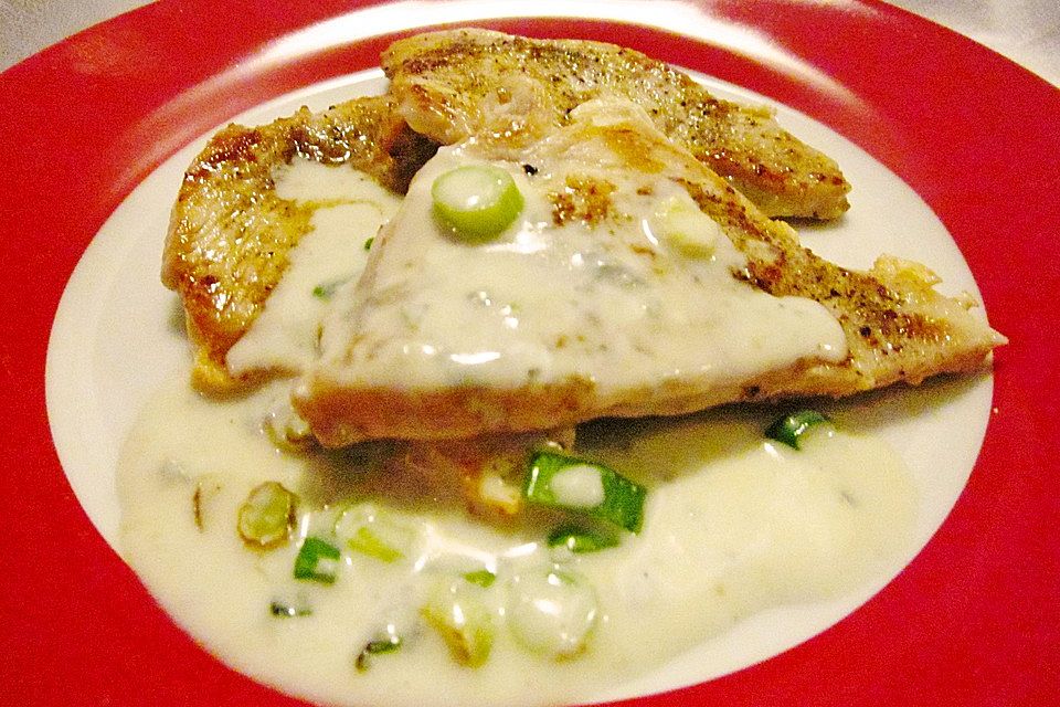 Putensteak Gorgonzola