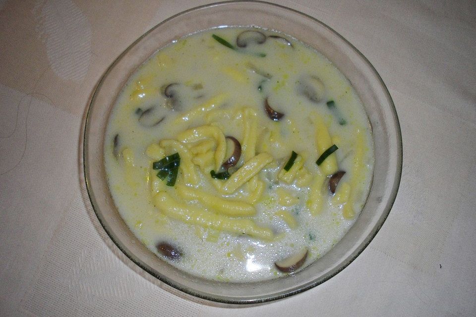 Spätzle - Käse - Suppe