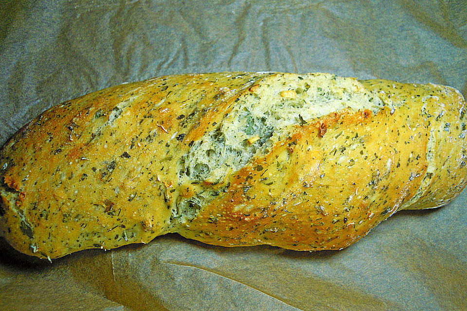 SchmackoFatz Kräuterbaguette