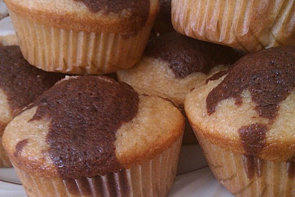 Marmorierte Muffins