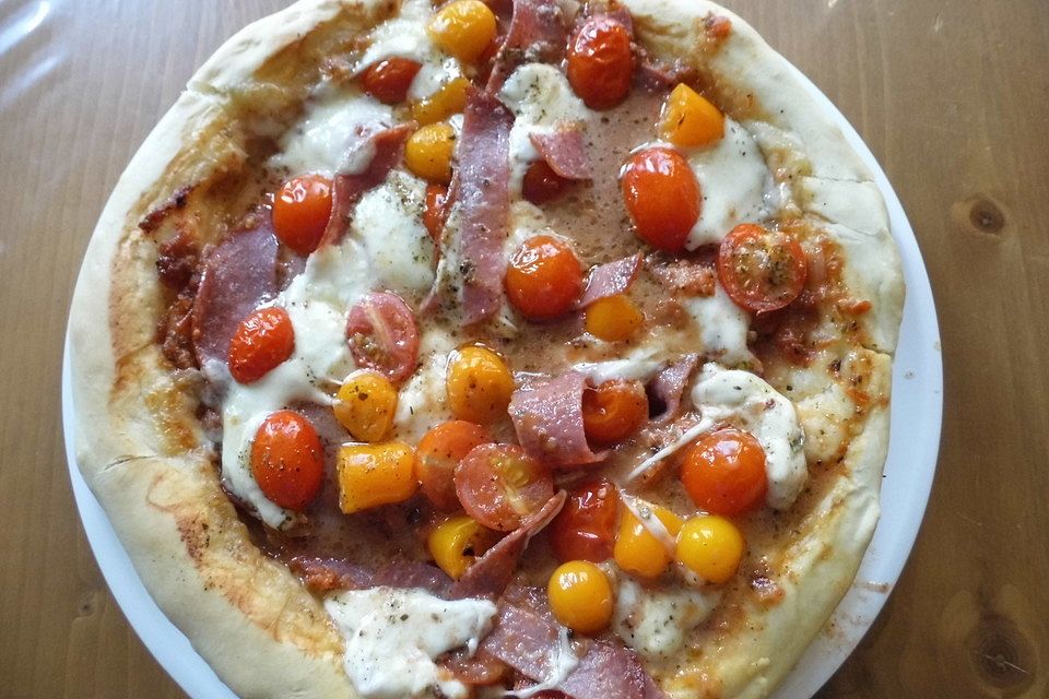 Pizza Salami-Mozzarella