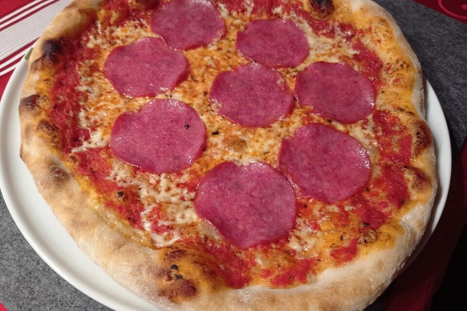 Pizza Salami-Mozzarella