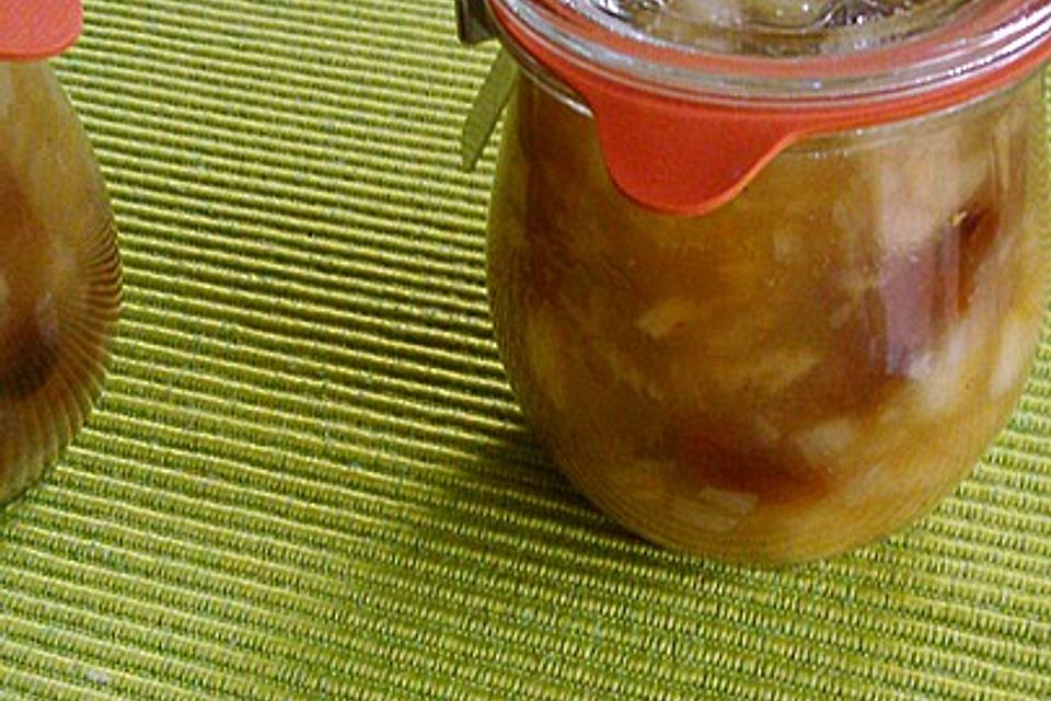 Rosinenkinds feuriges Apfelchutney