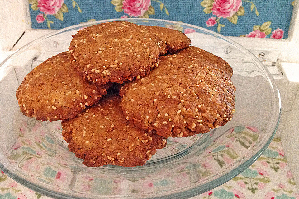 Kokos-Amaranth-Plätzchen