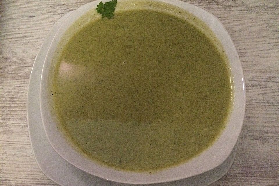 Zucchinicremesuppe