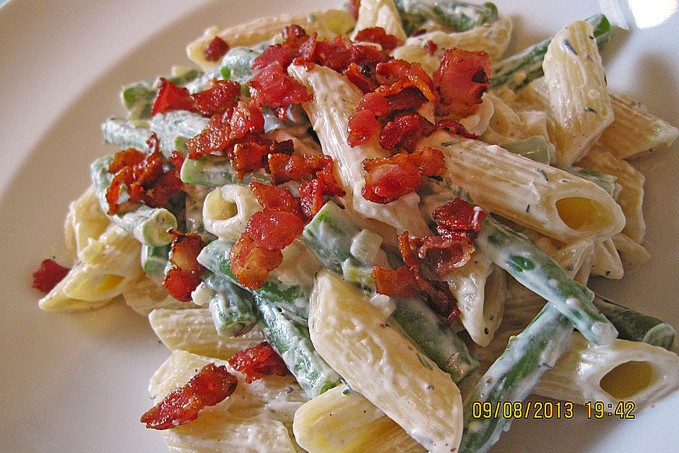 Sommer-Pasta mit Bohnen