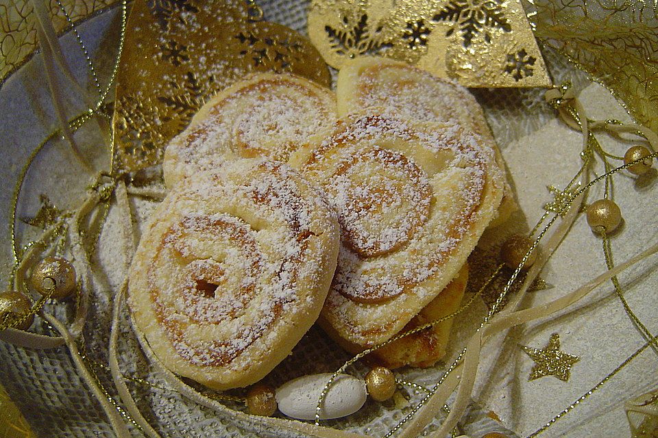 Orangen-Marzipan-Plätzchen