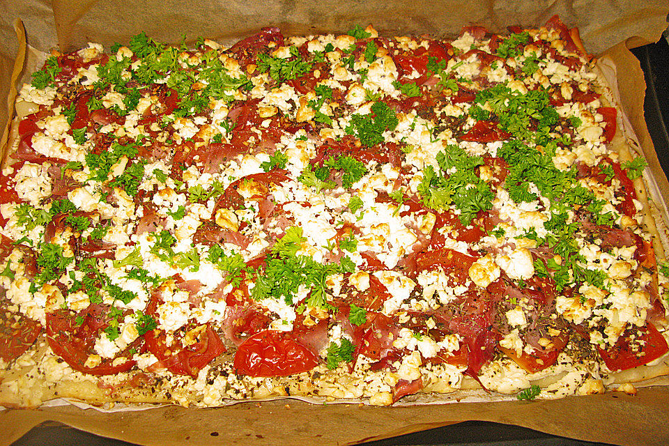 Tomaten-Flammkuchen