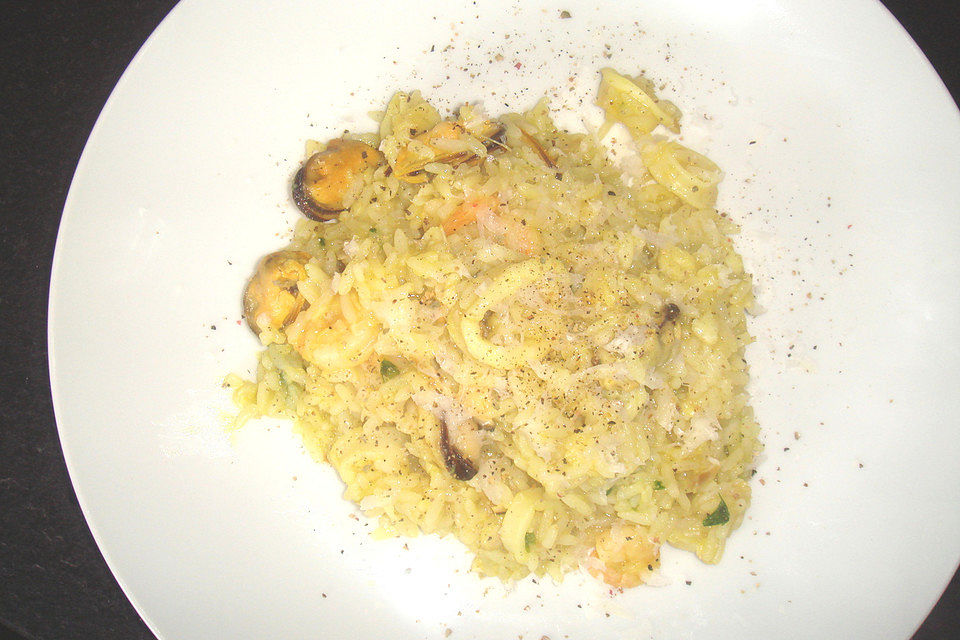 Meeresfrüchte Risotto