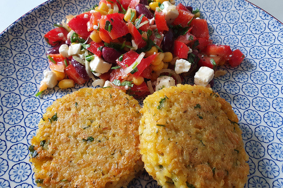 Couscous-Bratlinge mit Käse