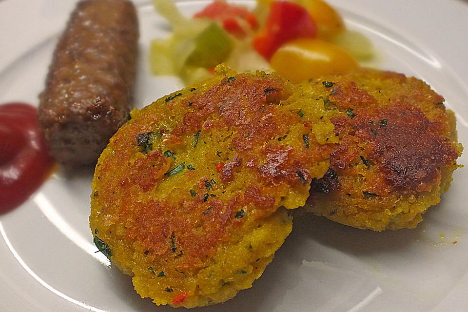 Couscous-Bratlinge mit Käse