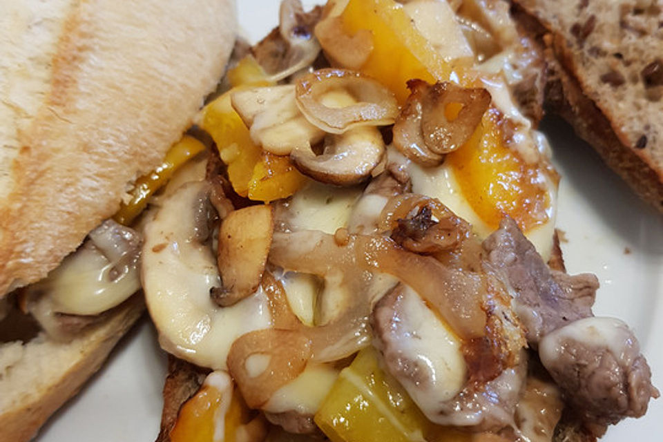 Philly Cheese Steak Sandwich