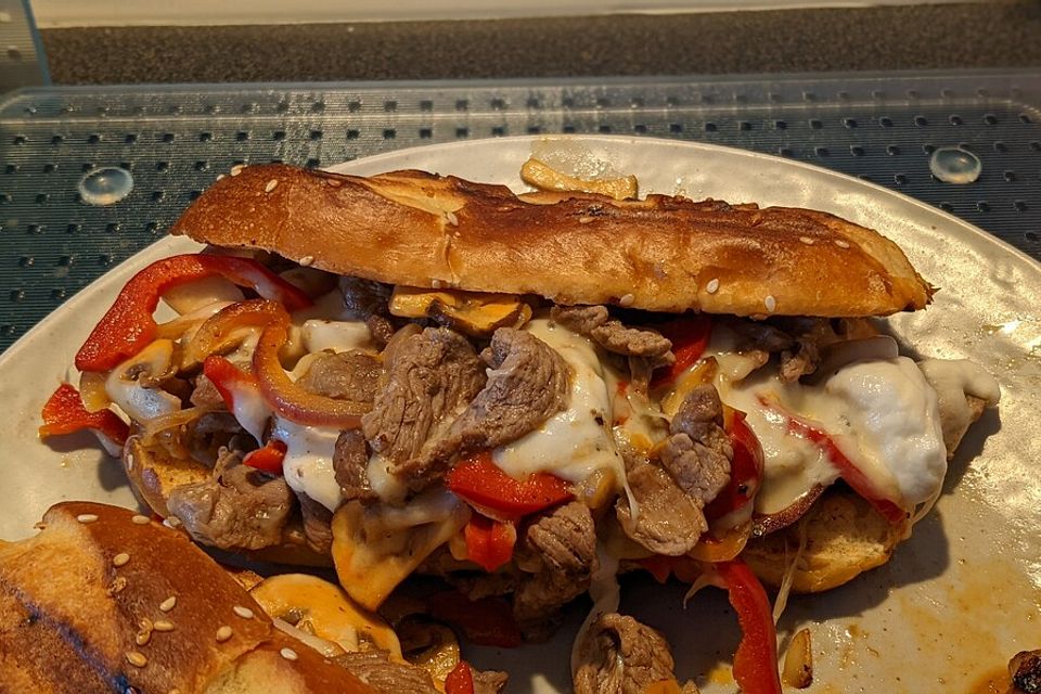 Philly Cheese Steak Sandwich