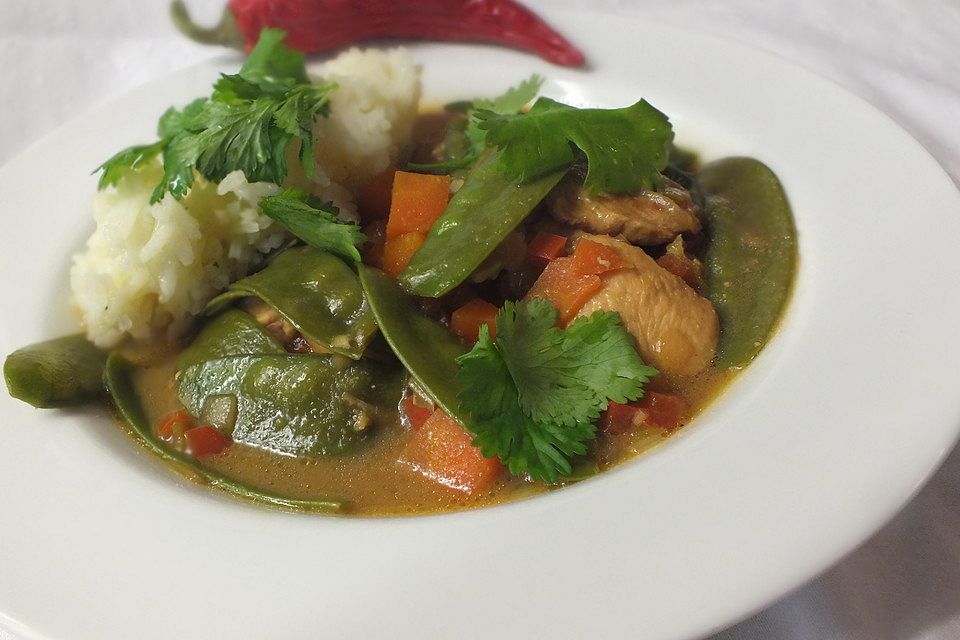 Thailändisches Chickencurry