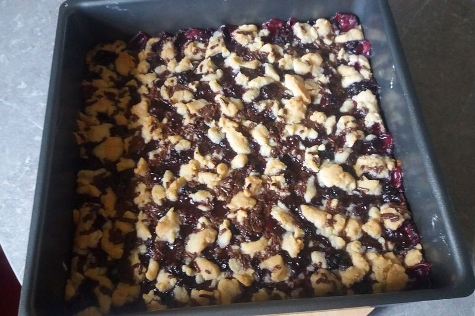 Brombeer-Vanille Blechkuchen