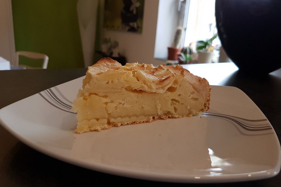 Apfelkuchen mit Quark