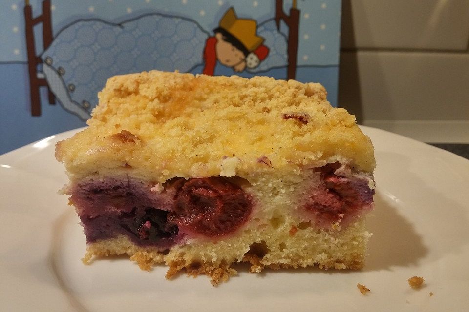 Streusel-Himbeerkuchen