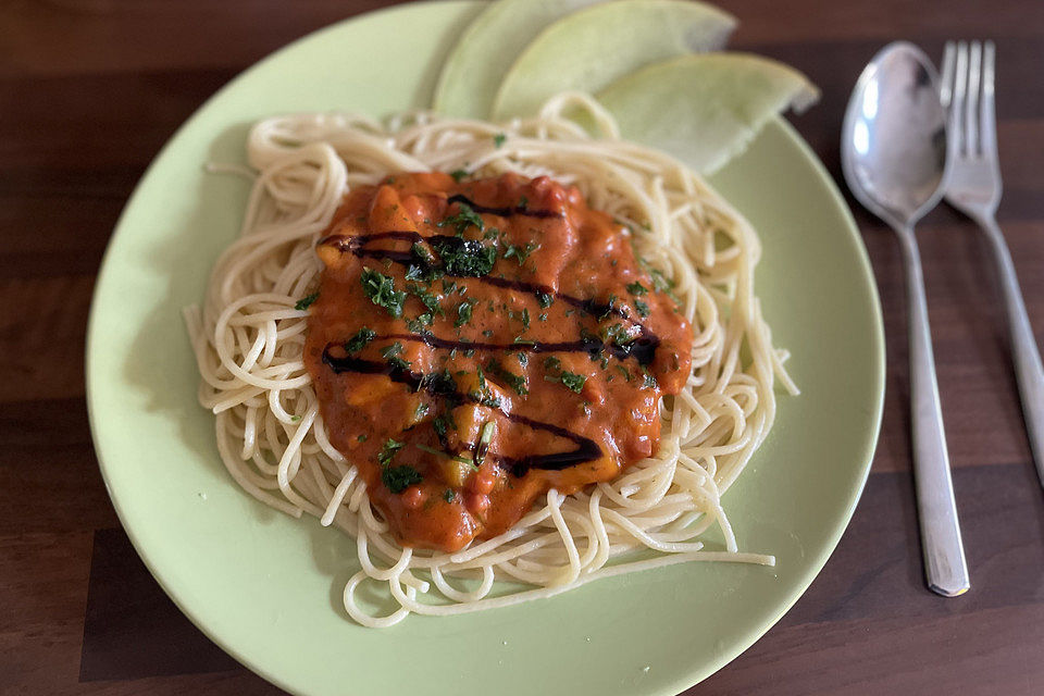 Spaghetti mit Galiamelone