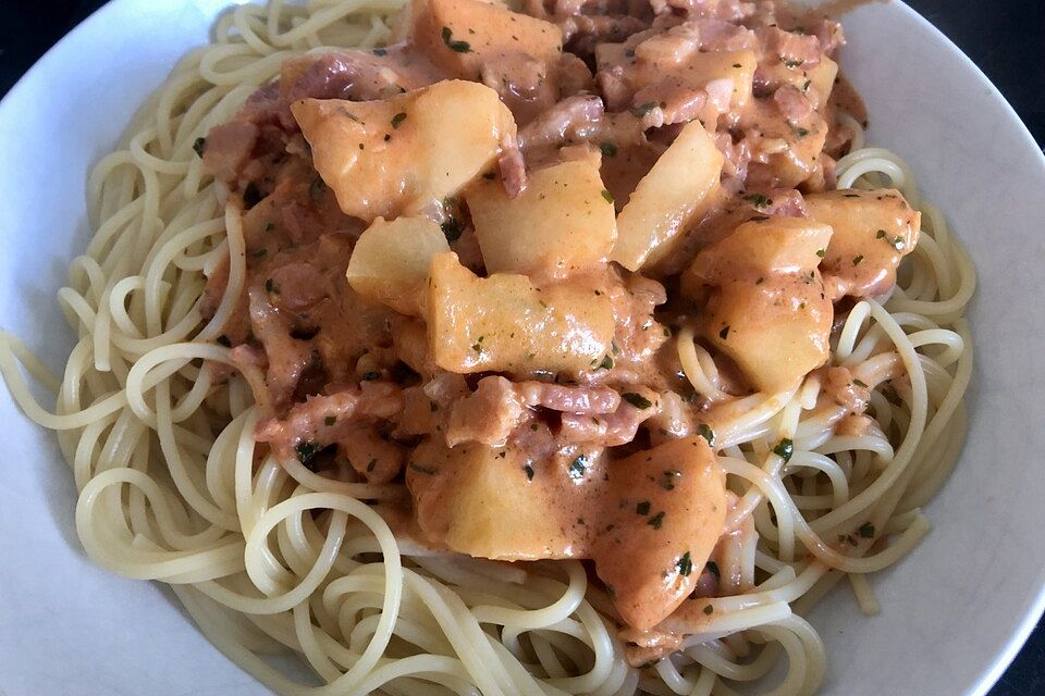 Spaghetti mit Galiamelone