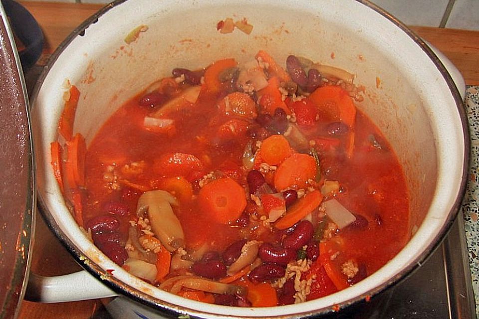 Deftige Chili - Gemüsesuppe