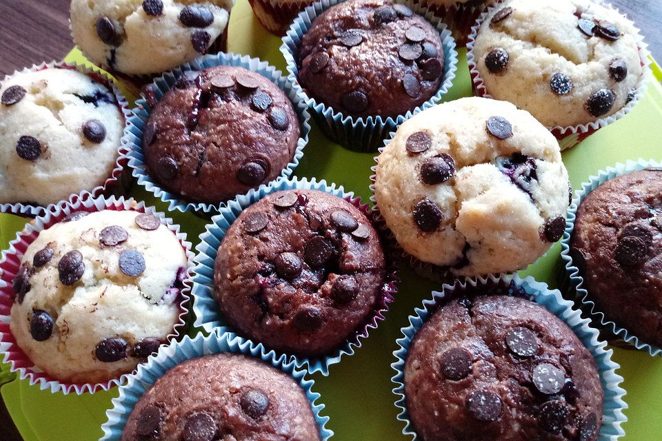 Schoko-Kokos-Nutella-Muffins