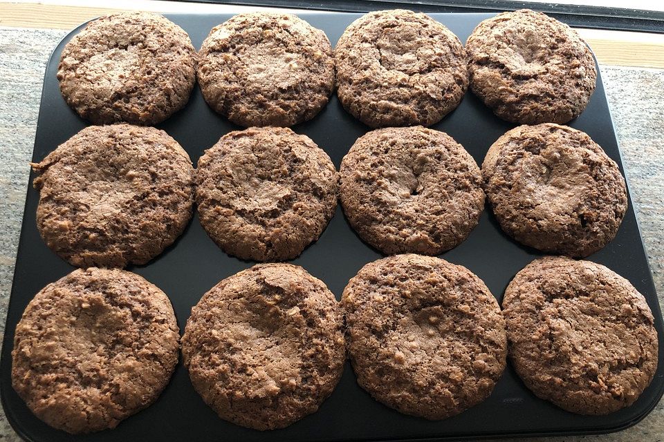 Schoko-Kokos-Nutella-Muffins