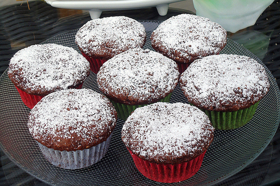 Schoko-Kokos-Nutella-Muffins