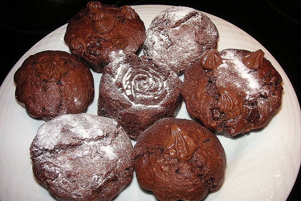 Schoko-Kokos-Nutella-Muffins