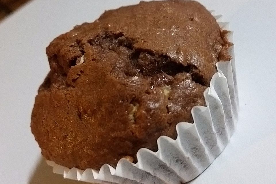 Schoko-Kokos-Nutella-Muffins