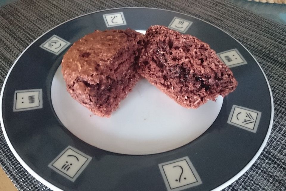 Schoko-Kokos-Nutella-Muffins