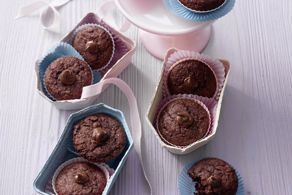 Schoko-Kokos-Nutella-Muffins