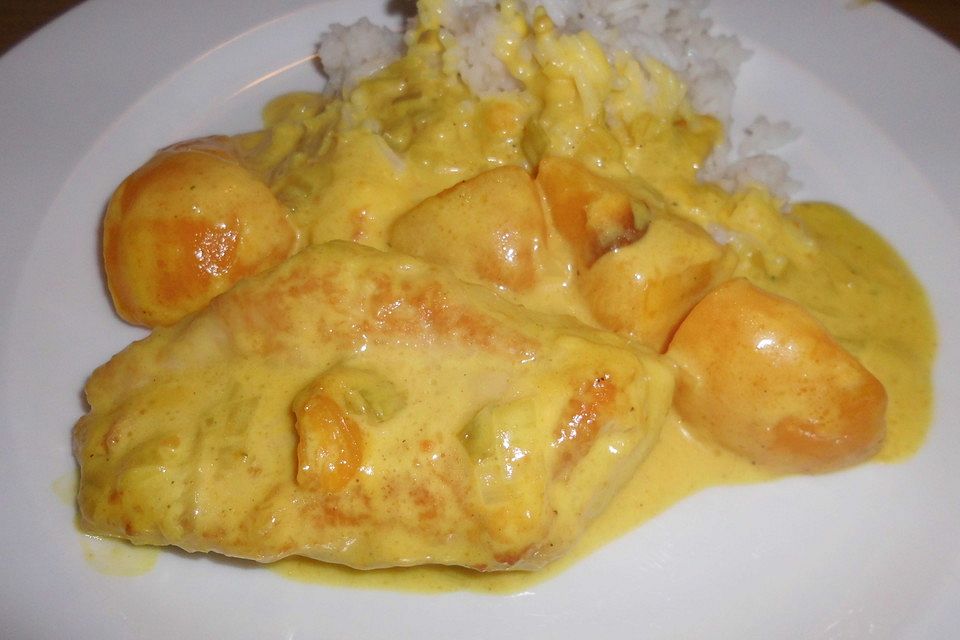 Aprikosen-Curry-Schnitzel