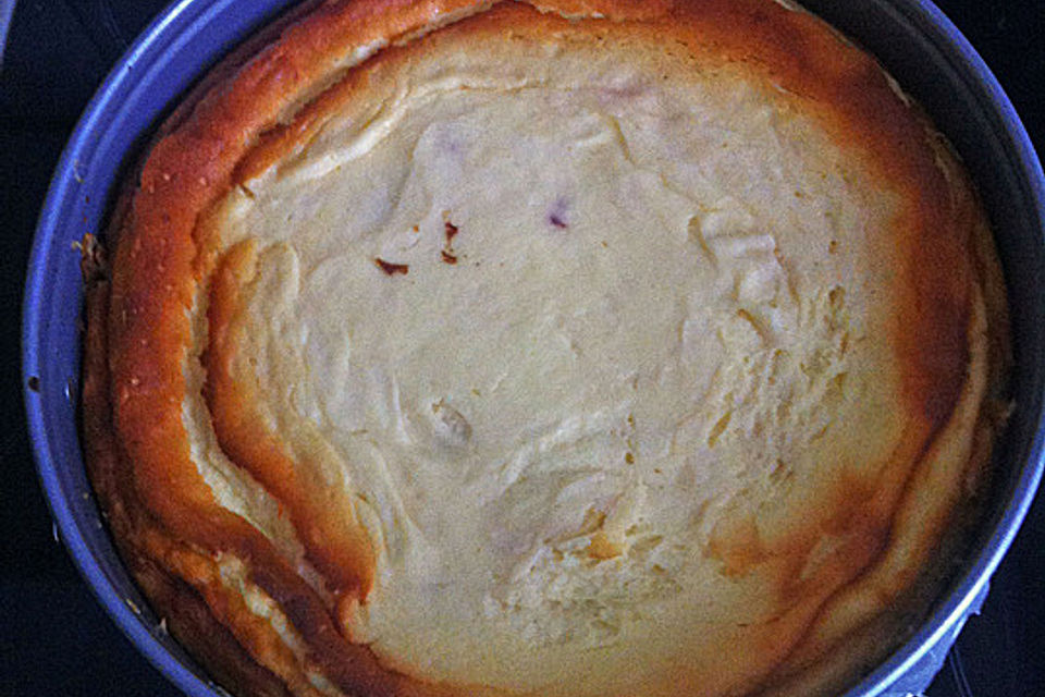 Käsekuchen mit Kokosmilch