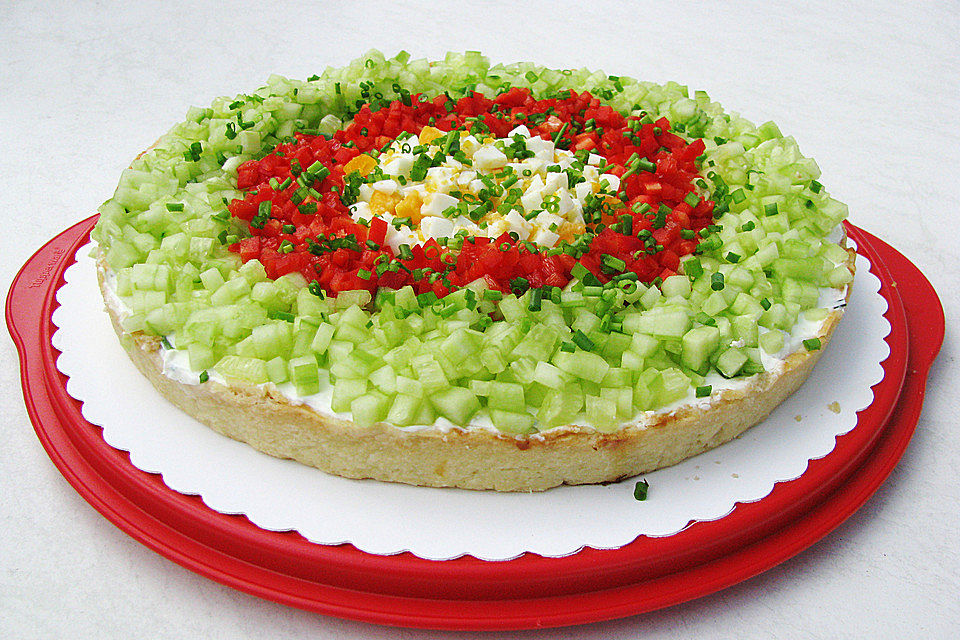 Gemüse-Quark-Torte