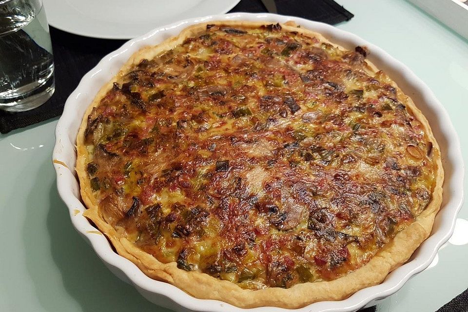 Lauch-Champignon-Quiche