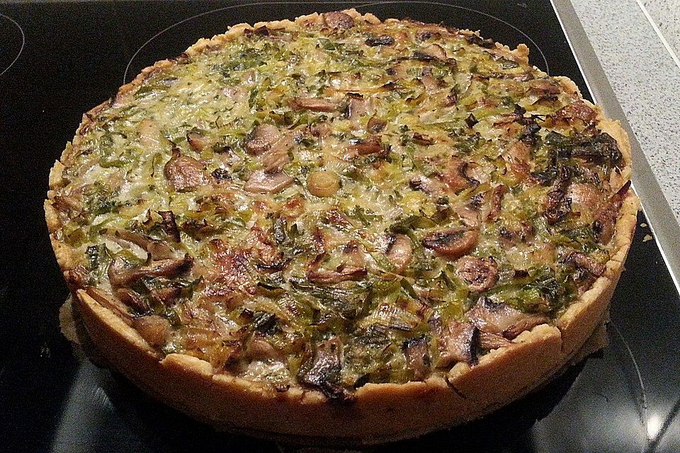 Lauch-Champignon-Quiche