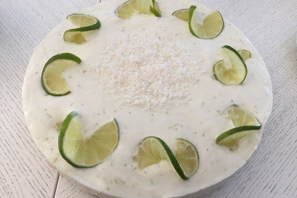 Limetten - Kokos Torte