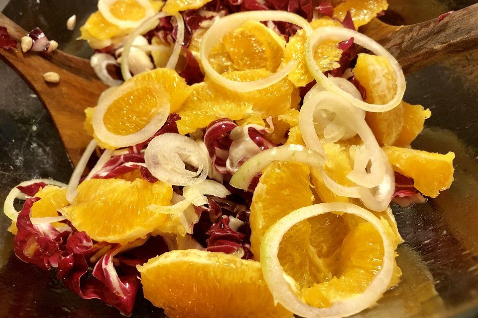 Radicchiosalat mit Orangen