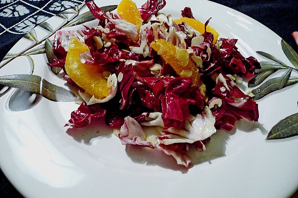 Radicchiosalat mit Orangen